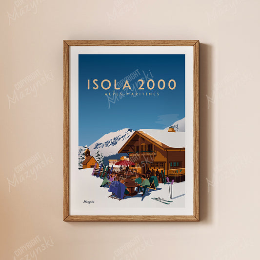 Affiche ” Isola 2000 “
