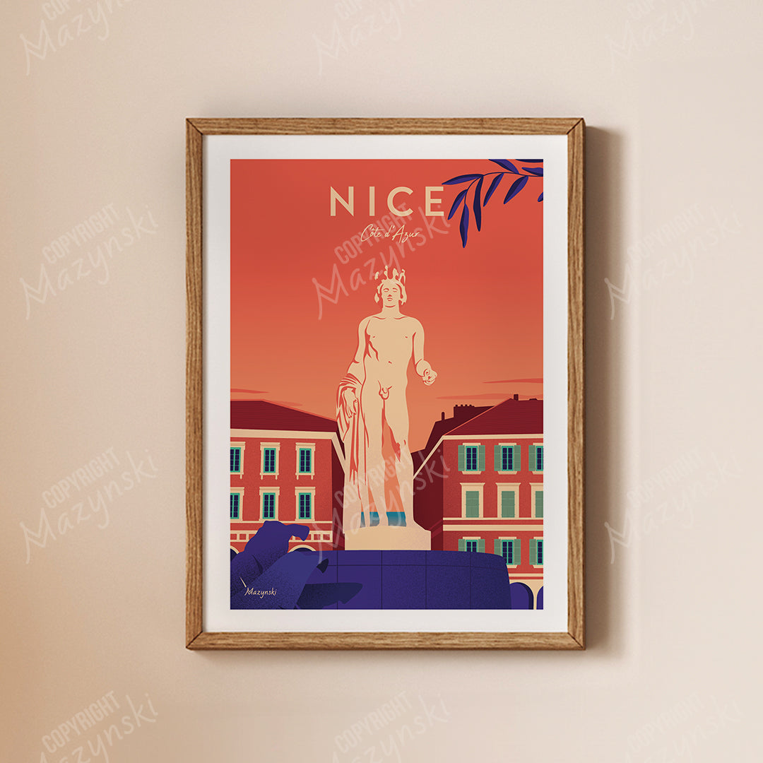 Affiche ” La place Massena “