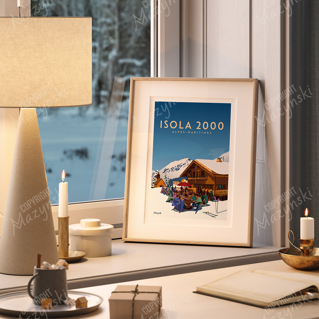 Affiche ” Isola 2000 “